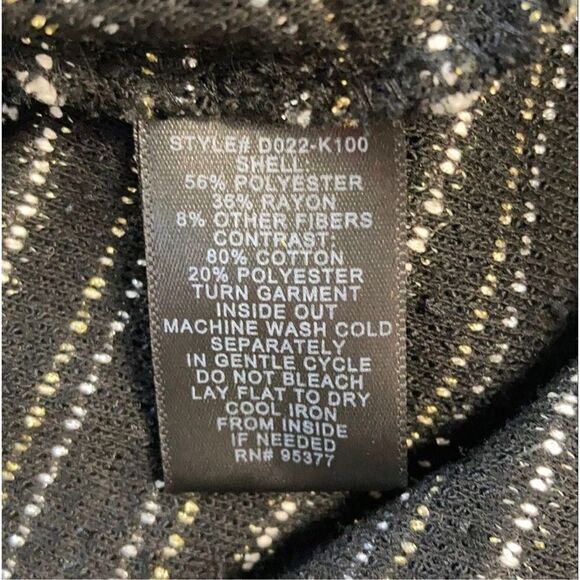 Anthropologie Sanctuary Metallic Gold & Silver Sequin Tweed Dress Size Medium - Picture 5 of 10